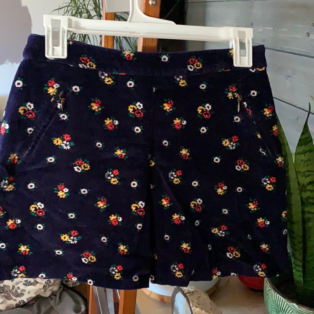 Johnnie b girls 13-14y floral velvet floral skirt